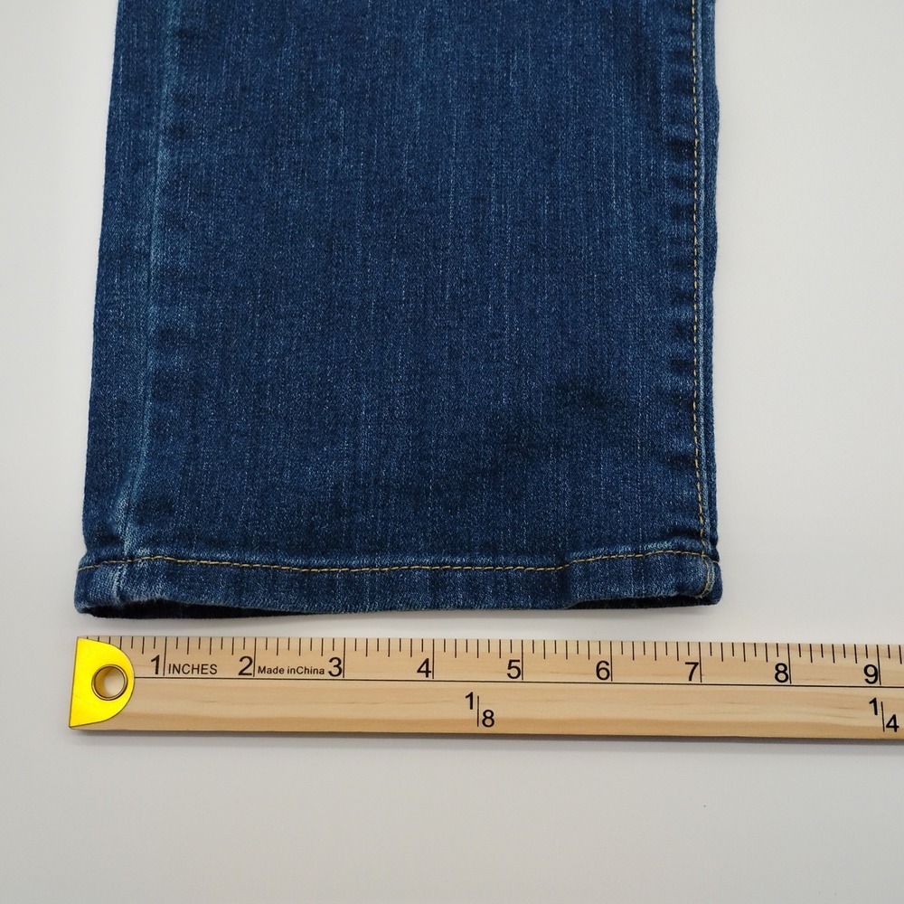 Signature by Levi Strauss Gold Label Mid-Rise Straight Jeans Blue 16M 94442-0080 - Picture 9 of 14